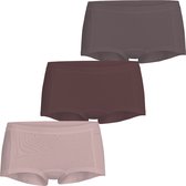 Björn Borg - Minishort - Boxershort - Ondergoed - Dames - Roze/Rood- Underwear - 3-Pack -XS