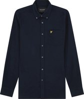 Lyle & Scott casual overhemd donkerblauw