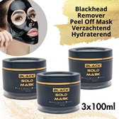3x Peel off masker - Gezichtsmasker - Mee-eters & Acne verwijderen - Blackhead remover - 3x100ml - Skin Care - Mask - Anti-rimpel
