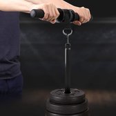 Gewichtplaat laadstift met karabijnhaak, Fitness Olympic Weight Plate Loading Pin Home Gym Workout gewichten hefhouder standaard rek staal