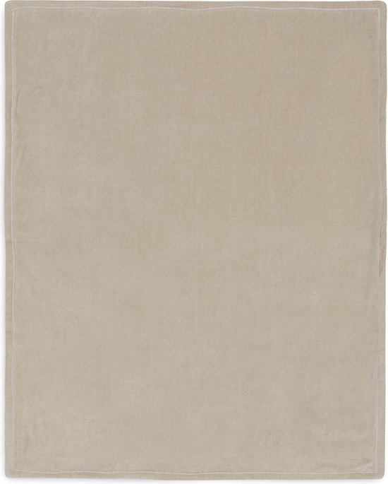 Jollein - Deken Ledikant 100x150cm - Dekentje Baby - Soft Waves - Nougat/Velvet