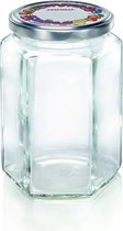 Leifheit 3211 Weckpot Zeshoekig 770ml Glas/Zilver