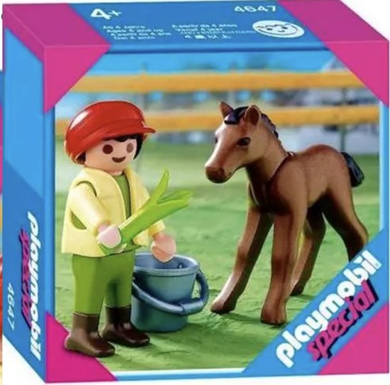 Playmobil Jongen met Veulen bol