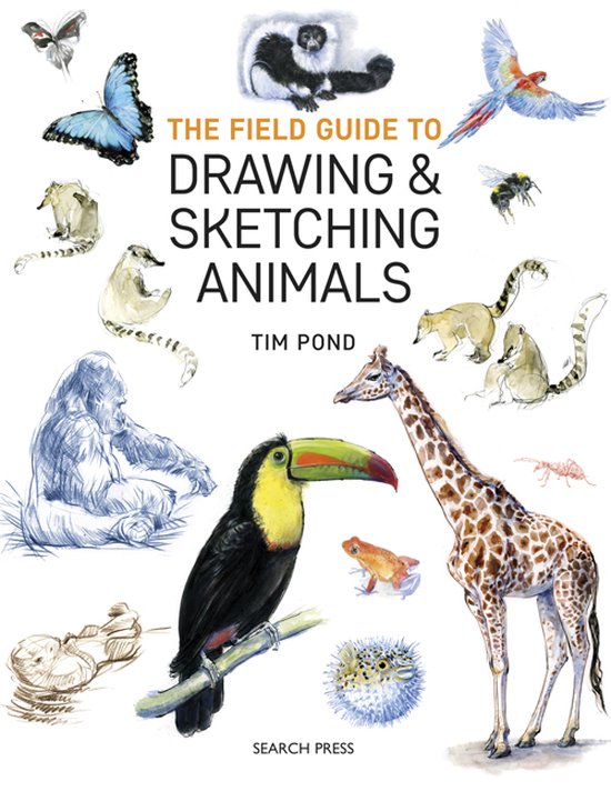 The Field Guide to Drawing & Sketching Animals - cover