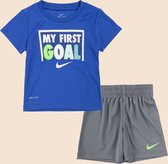 Baby nike pakje 2- delig t-shirt en broekje voetbal/ mijn eerste goal maat 74-80 12 maanden