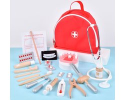 Dokter en tandarts set met tas