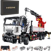 Bestuurbare vrachtwagen - bouwset uit 2328 onderdelen - bestuurbaar via app en afstandsbediening - met 4 motoren - perfecte speelgoed cadeau