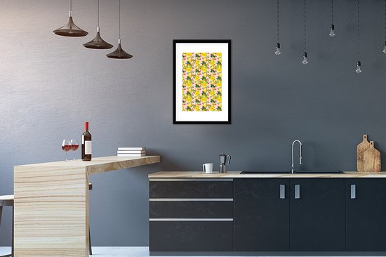 Fotolijst incl. Poster - Bloemen - Rozen - Lente - 40x60 cm - Posterlijst