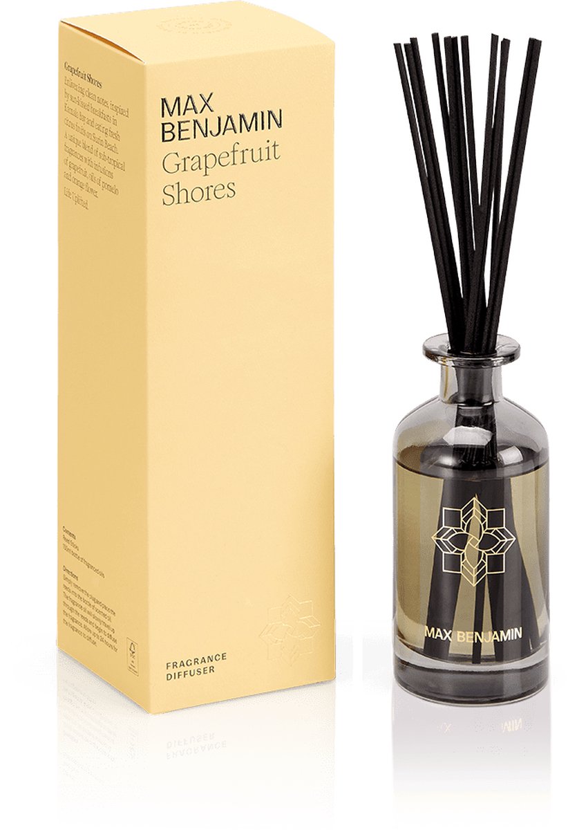 Max Benjamin geurstokjes 150ml - grapefruit shores