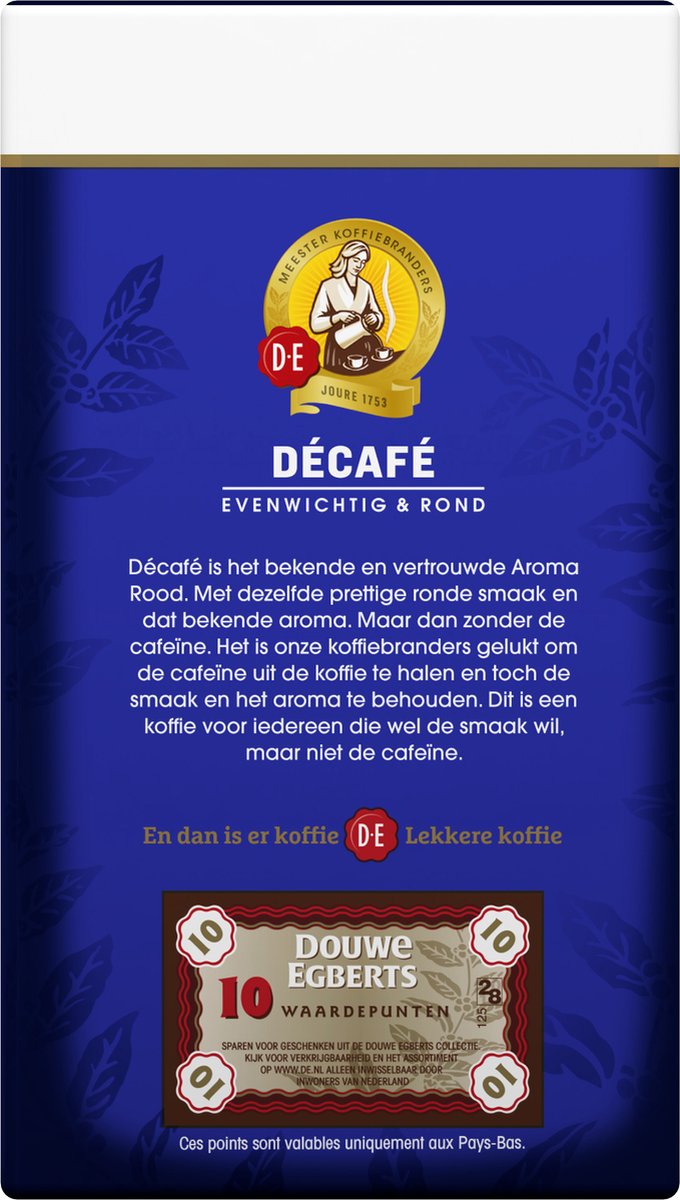 Douwe Egberts Décafé Filterkoffie - 12 x 250 gram thumbnail 3