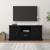 The Living Store TV-meubel - Trendy - TV-meubel - 100 x 35.5 x 45 cm - Zwart - Bewerkt hout