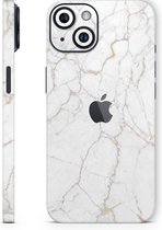 iPhone 15 Skin Marmer Wit - 3M Sticker - Wrap