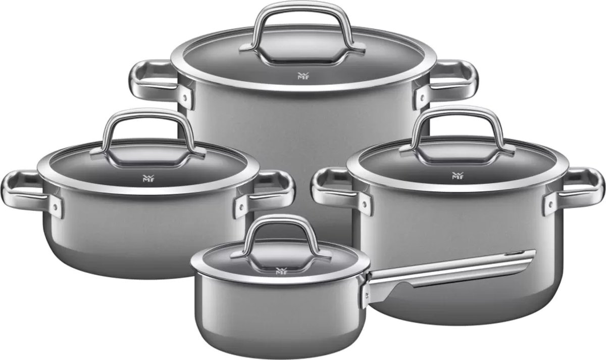 WMF FusionTec Mineral - Pannenset 4-delig Platinum