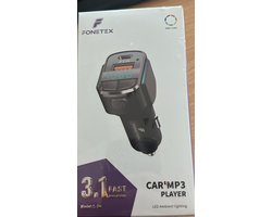 Transmetteur FoneTex C-34FM + Charge rapide (USB et USB-C)