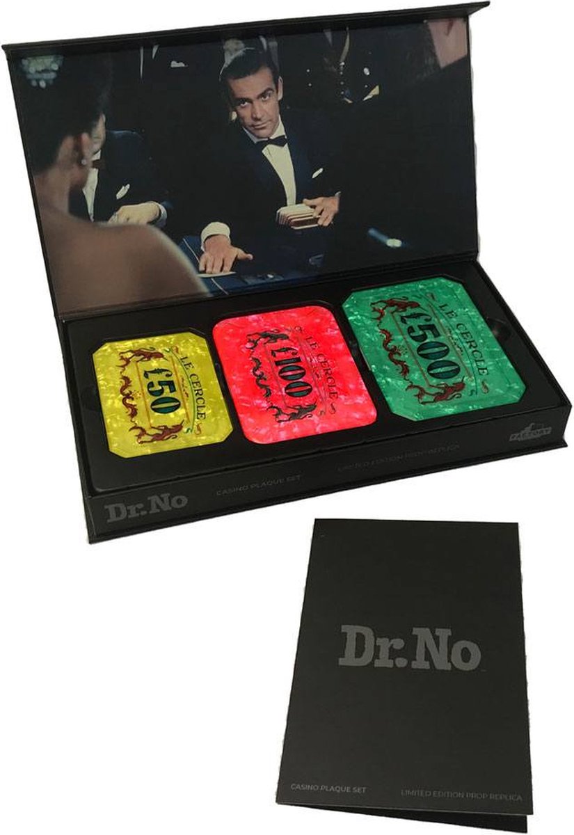 James Bond - Replica 1/1 Dr No Casino Plaques Limited Edition - Factory Entertainment