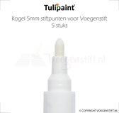 Tulipaint 5mm (Kogel) reservepunten 5 stuks voor Voegenstift