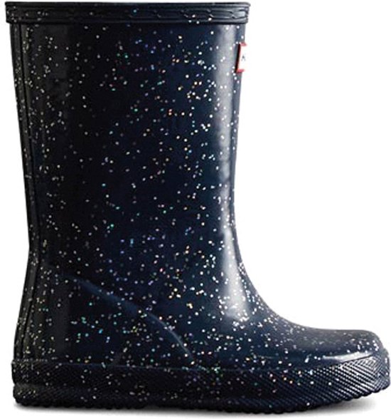 Hunter bottes de pluie pour enfants bleu foncé pailleté-28 bol