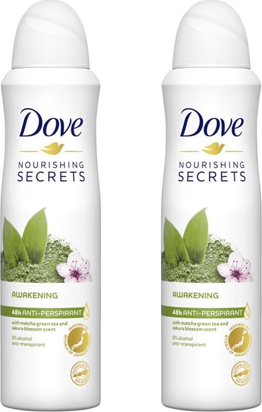 Dove Deo Spray Matcha & Sakura Awakening 2 x 150 ml bol