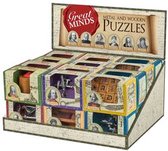 Professor Puzzler's mini Great Minds houten puzzels (set van 3 st.)
