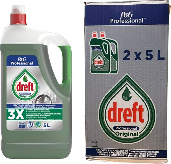 Dreft Afwasmiddel Professional - 2 x 5L - Voordeelverpakking