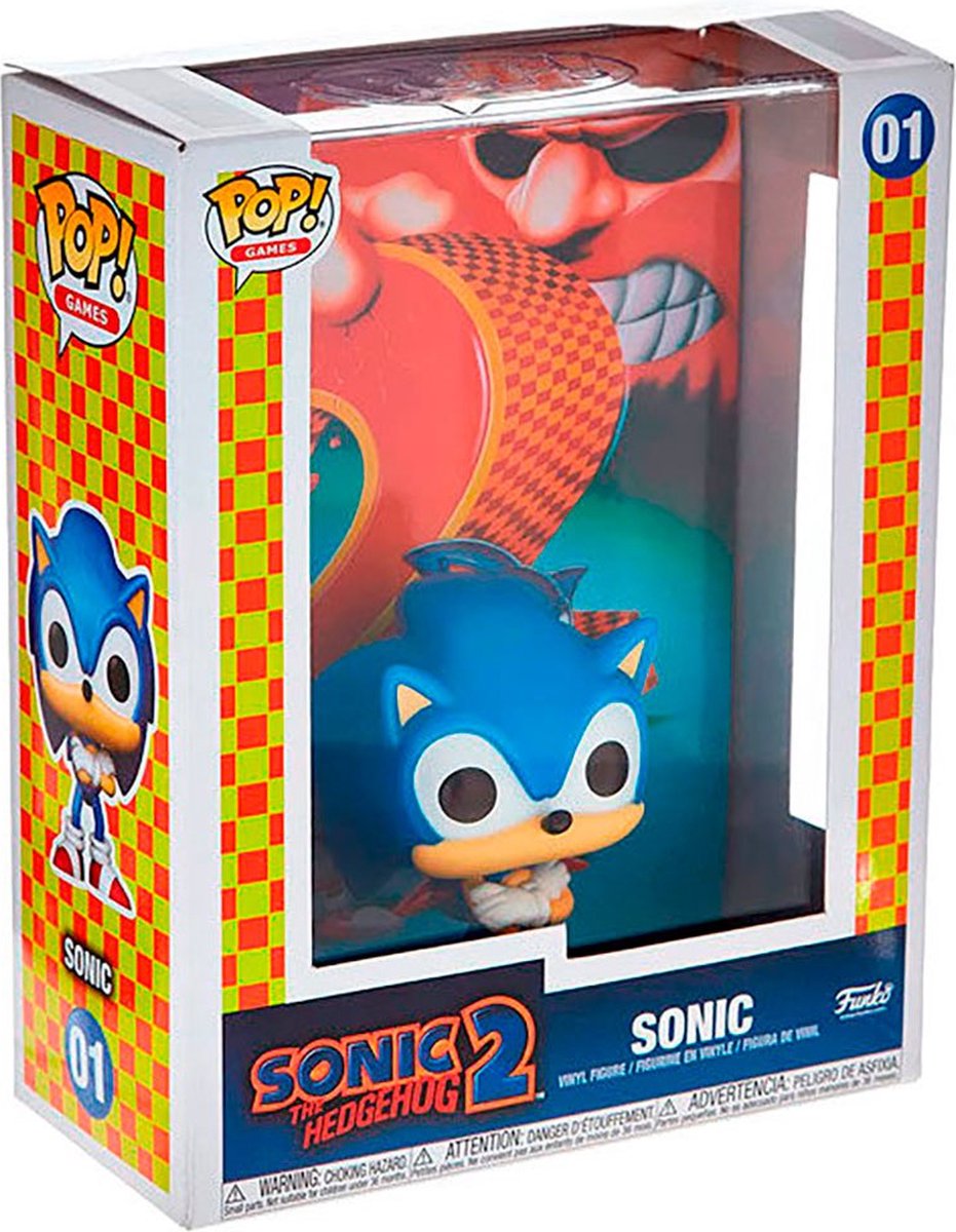 Funko Pop! Jogos: Sonic 30 Aniversário - Sonic Correndo (com Case