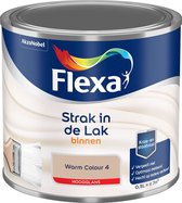 Flexa Strak in de lak - Binnenlak Hoogglans - Warm Colour 4 - 500ml