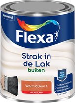 Flexa Strak in de lak - Buitenlak Hoogglans - Warm Colour 1 - 750ml