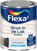 Flexa Strak in de lak - Buitenlak Zijdeglans - Calm Colour 4 - 750ml