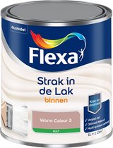 Flexa Strak in de lak - Binnenlak Mat - Warm Colour 3 - 1l