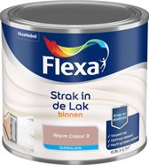 Flexa Strak in de lak - Binnenlak Zijdeglans - Warm Colour 3 - 500ml