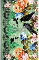Refonte - Papier de soie de découpage - Garden rétro