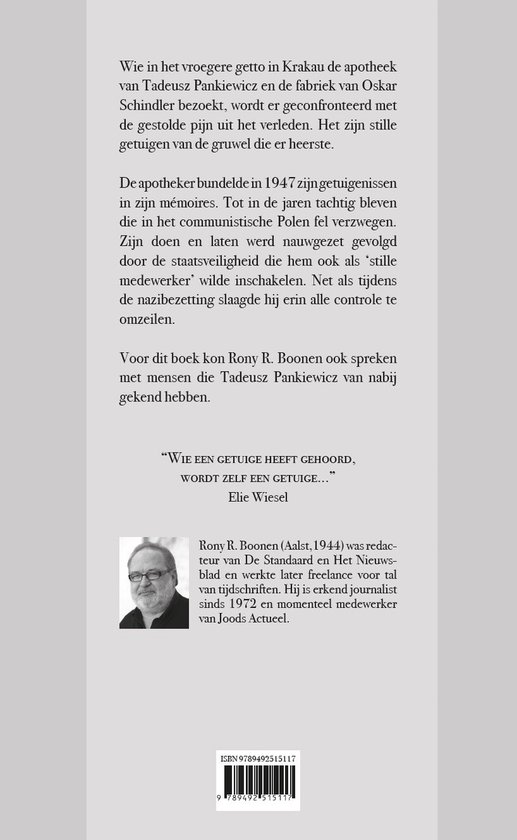 Tadeusz Panckiewicz apotheker in het getto van Krakau