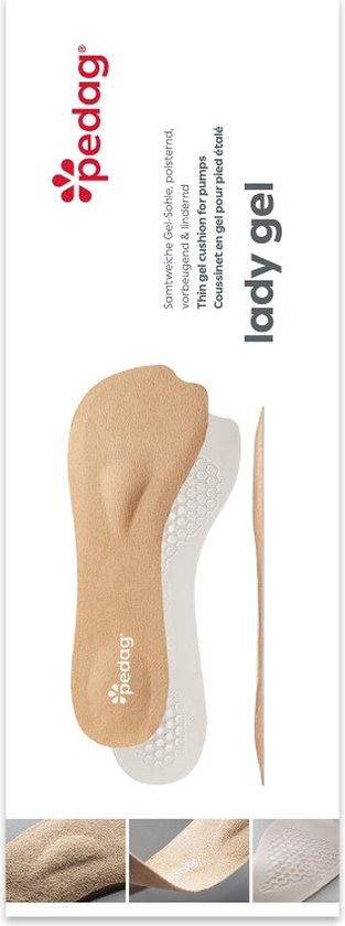 Semelles Pedag Lady Gel Gel 37 40 bol