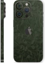 iPhone 15 Skin Pro Camouflage Groen - Camo - 3M Sticker