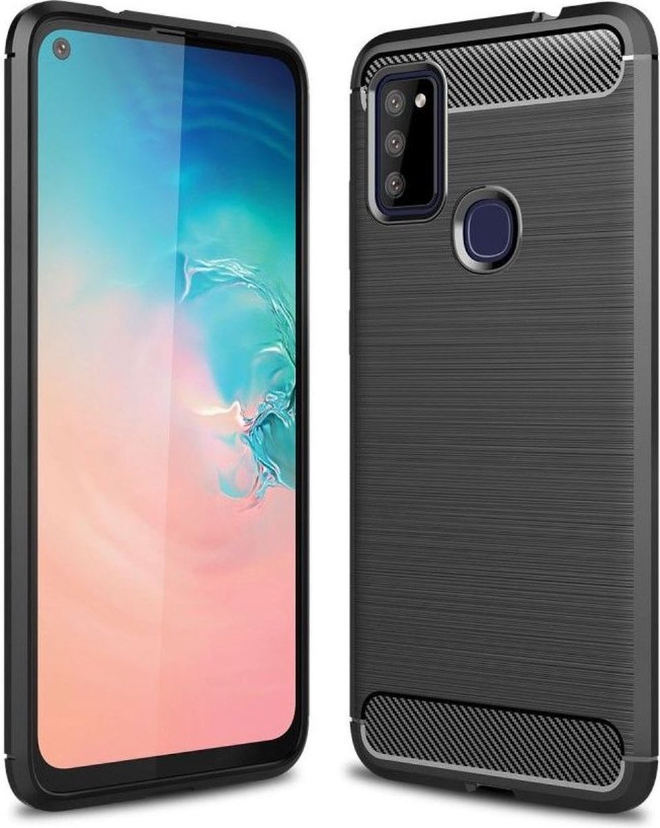Just in Case hoesje geschikt voor Samsung Galaxy M51 - Rugged TPU - Zwart