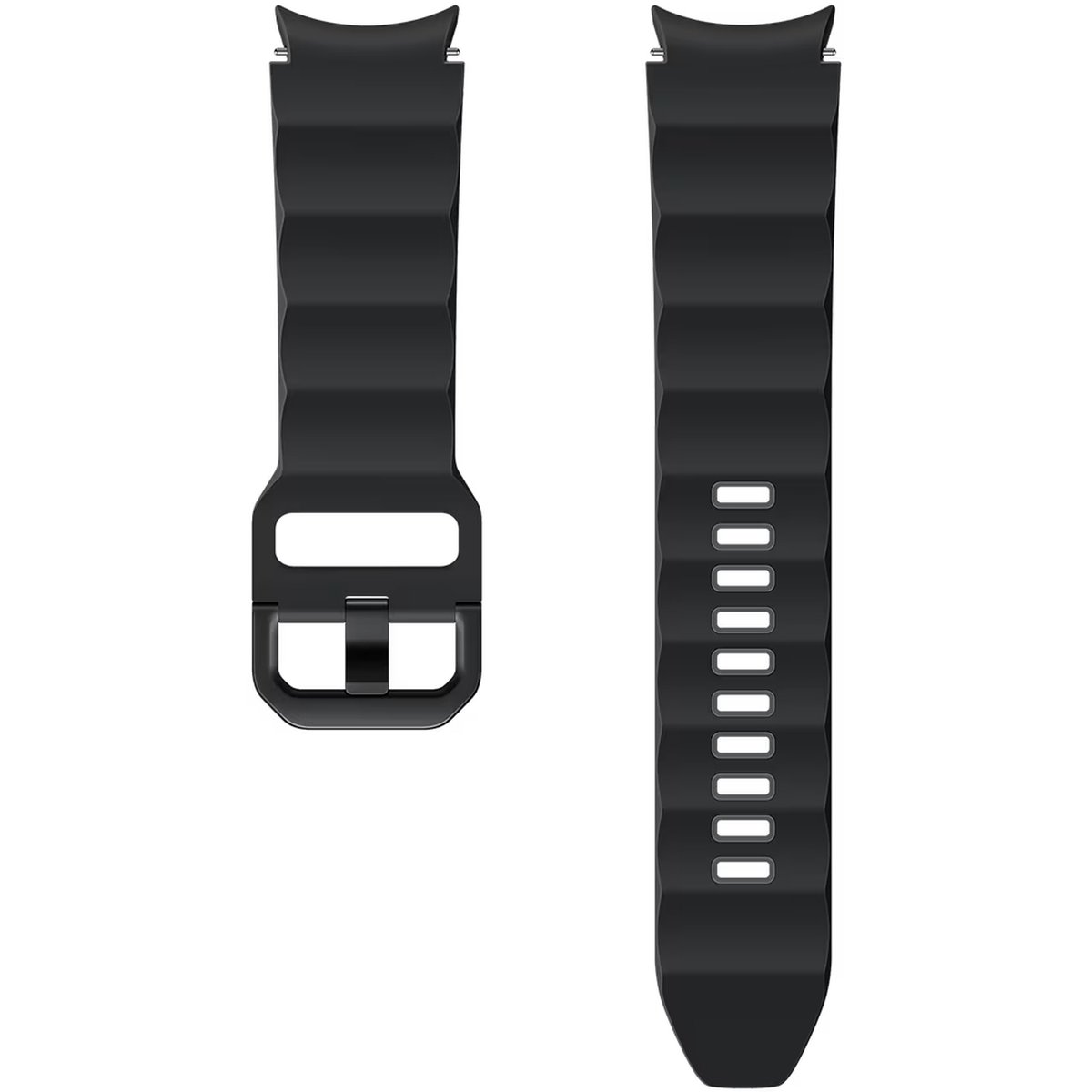 Samsung Galaxy Watch5 - Watch5 Pro Rugged Sport Bandje Maat M-L - Zwart ET-SDR91LBEGEU