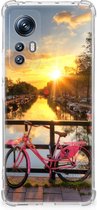 Back Case TPU Siliconen Hoesje Geschikt voor Xiaomi 12 | 12x Telefoon Hoesje met doorzichtige rand Amsterdamse Grachten