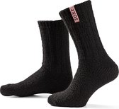 SOXS® Wollen sokken | SOX3618 | Zwart | Kuithoogte | Maat 37-41 | Parisian black label