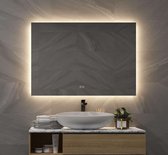 Schaere - badkamerspiegel met indirecte verlichting - verwarming - instelbare lichtkleur - dimfunctie - 90x70cm