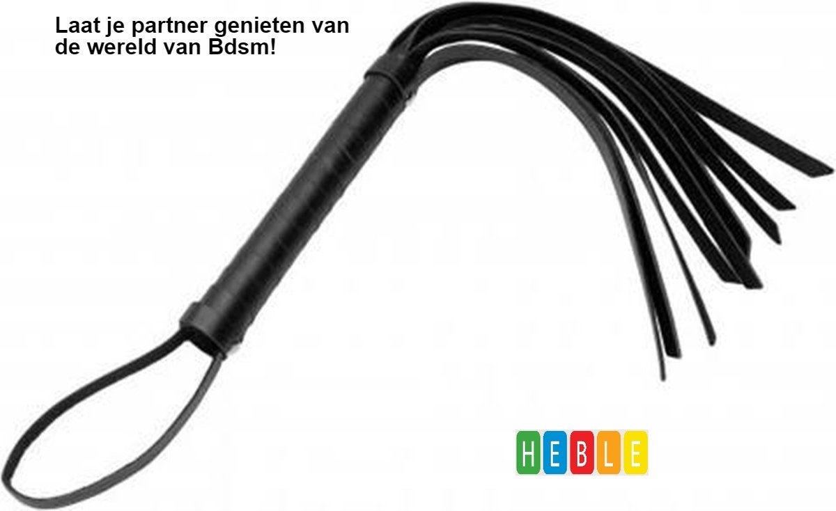 Leather-Cat-Tail-Hand-Whip-Bondage-Speeltjes-Pinwheel-BDSM-SM-Meesteres-Sado-Dildo-Vibrator-Penis-Buttplug-Sexy-Erotische- van Heble®