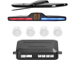 CTX-DP02 Parkeersensor Auto | Universele Parkeersensoren | Digitaal - Wit