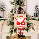 2 Stuk Luxe kerst cadeau verpakking / Kersttas - Kerstcadeau/Sinterklaas tas