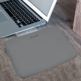 Laptophoes - Laptoptas - Waterdicht - Extra dik en licht - 13-14 inch, Grijs - Neopreen