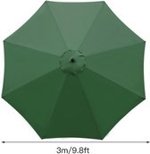 Bol.com Parasol Paraplu Vervangende Luifelafdekking 8 baleinen 3 m parasol voor markttafel overkapping waterdicht en anti-ultrav... aanbieding