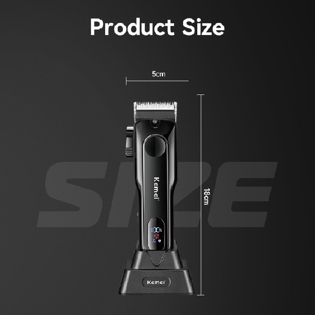 Kemei KM -5082 Professional Hair Cut Adult Reciprocating Travel Use Safe Electric Clippers