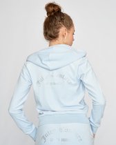 Juicy Couture Arched diamante classic hoodie with pants Blauw S