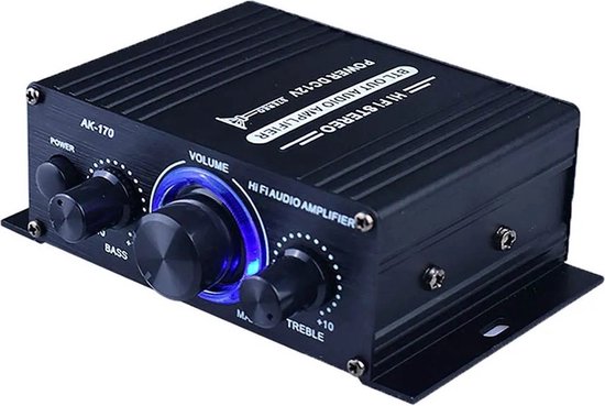 Mini Amplificateur - 2X 200W - Amplificateur Audio Hi Fi - Pour Home Cinéma  -... | bol