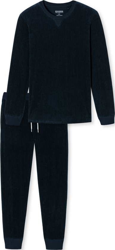 Pyjama homme velours rayé