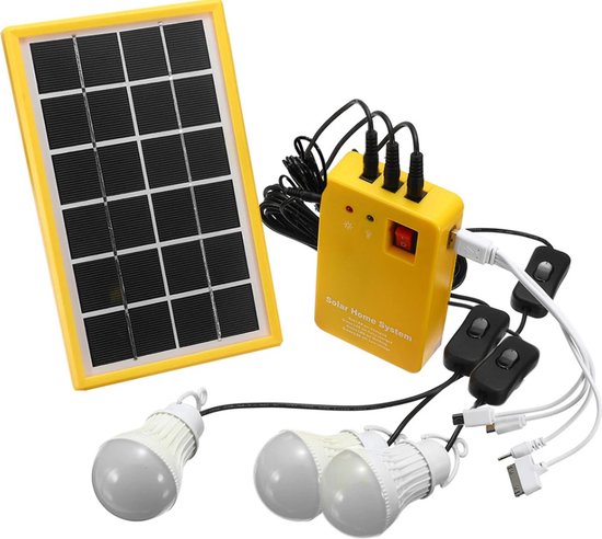 Panneau solaire multifonctionnel et générateur d'énergie avec kit d' éclairage, station... | bol