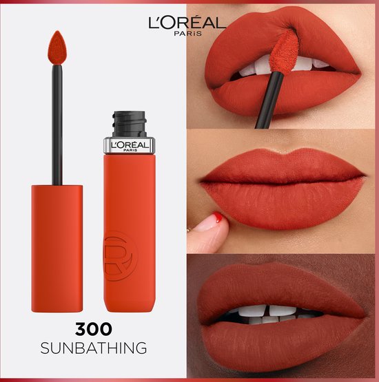 L'Oréal Paris Infaillible Matte Resistance lippenstift - 300 Sun Bathing - Langhoudende vloeibare lipstick met een matte finish – 5ml